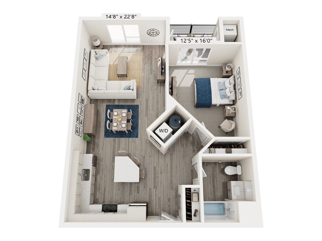A1 floor plan
